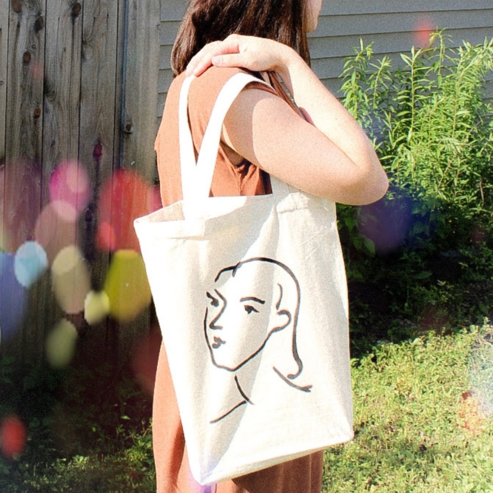 Hand Painted Tote